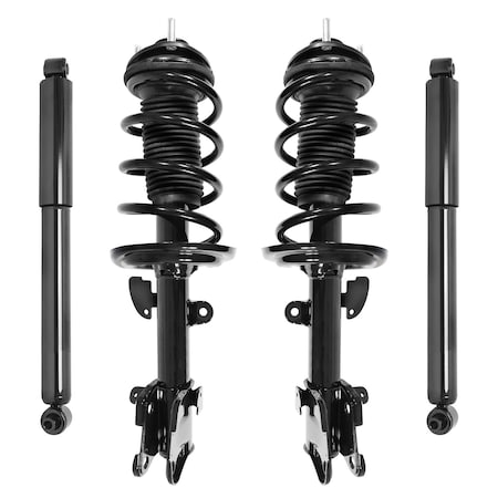 Unity 4-11713-259110-001 Front and Rear Complete Strut Assembly Shock Kit 4-11713-259110-001